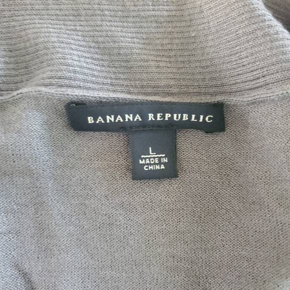 Banana Republic Womens Wool Blend Tunic Dress Large Lightweight Stretch Casual - Picture 2 of 8